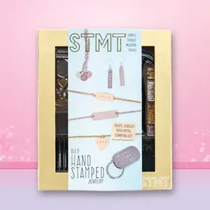 DIY Hand Stamped Metal Jewelry K - STMT: Aluminum & Steel Stamping K, Jewelry Craft Activy, 71 Pieces