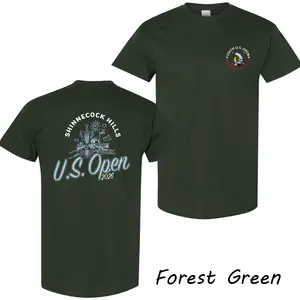 Shinnecock Hills U.S. Open 2026 Shirt For Men For Women, Classic U.S. Open Graphic Shirt, Soft Cotton Fabric Breathable Unisex Oversized Collar Menswear Apparel, Ideal Trendy Gift for Golf Fans