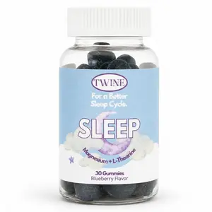 Sleep Gummies with Melatonin, L-Theanine, Magnesium Citrate, Passionflower, Chamomile and Lemon Balm- Natural- 30pcs-Blueberry Flavor Sleep Supplements Fitness Healthcare