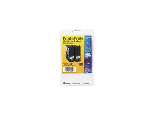 Avery 05440 Print or Write Removable Multi-Use Labels, 1-1/2 x 3, White, 150/Pack