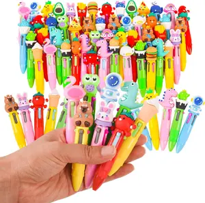 50 count Multicolor Pen in One Fun 4-in-1 Cute Pens Bulk Kawaii Cool Ballpoint Pens for  Fun Gifts