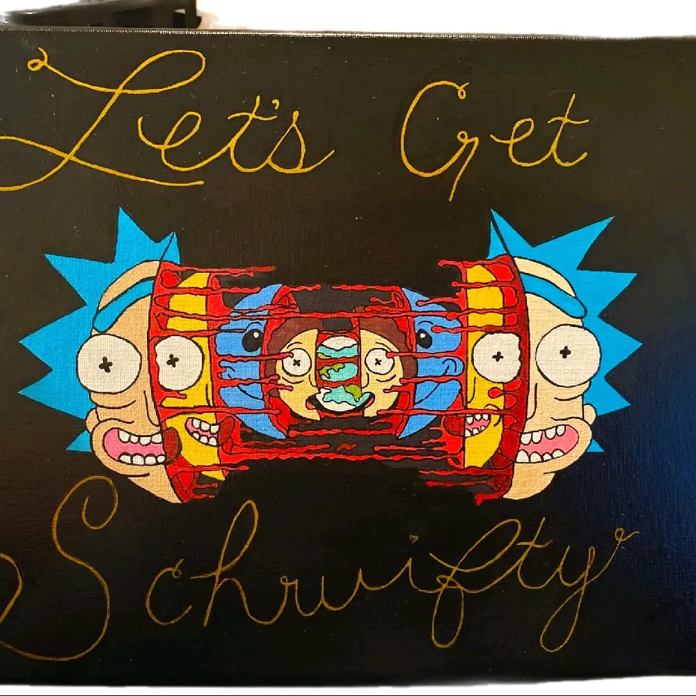 Hand-Painted Resin-Sealed Canvases
