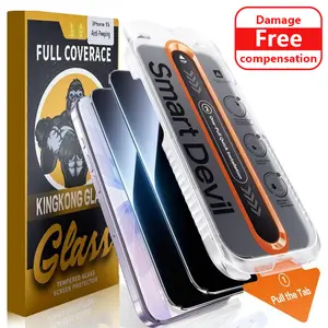 Ultra thin anti peeping tempered film 3 Pack SmartDevil HD Clear Screen Protector for iPhone 17/16/15/14/13 Series, 9H Hardness Tempered Glass, Dust-Free Fit Tray, Bubble-Free & Scratch Resistant, Easy Installation