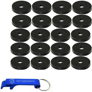 20x Rubber Seat Strut Mount Grommet Vibration Puck For Go Kart Racing Bumper Bushing Cart Body Kit