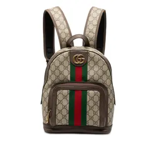 Pre-owned GUCCI Plastic Tote Bags Ophidia GG Supreme PVC Leather Backpack
