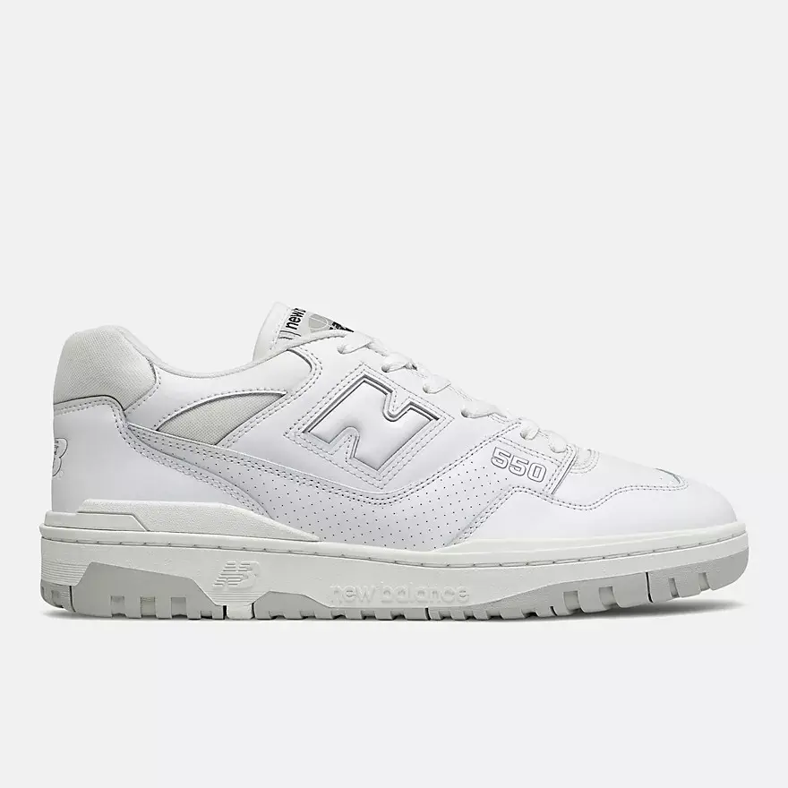 New Balance 550 White White Lifestyle Sneakers