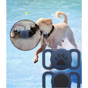 Suitable for Pet Dog Loss Prevention Airtag Cat Paw Waterproof Protective Case Silicone Apple Tracker Protection
