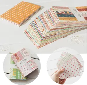 Set of 500 Sheets of Vintage Scrapbooking Paper, Lovely Stationery Supplies, Decorative Paper for Art Projects, Scrapbooking, Journaling Albums, Suitable for Christmas Decor
