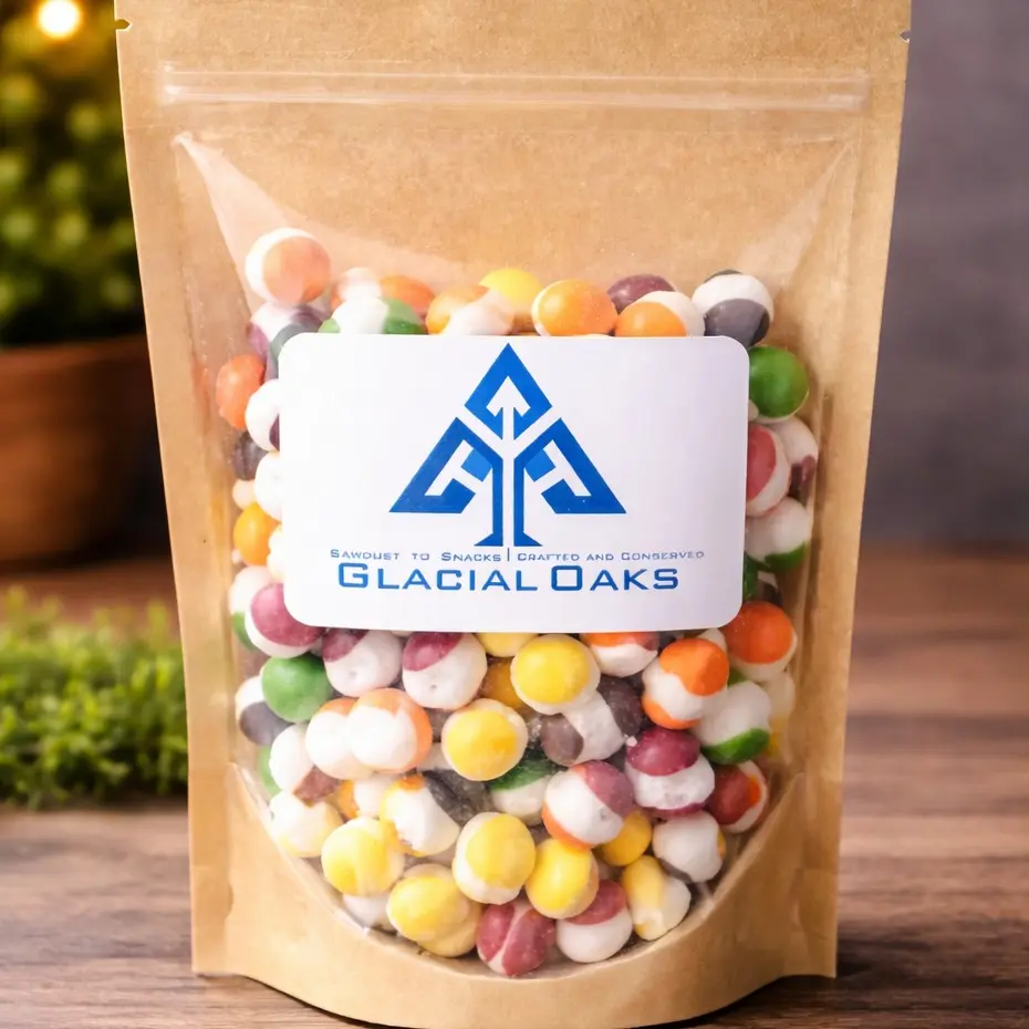 Freeze-Dried Skittles, Crunchy Candy Snack, Shelf-Stable Treat for On-the-Go Enjoyment