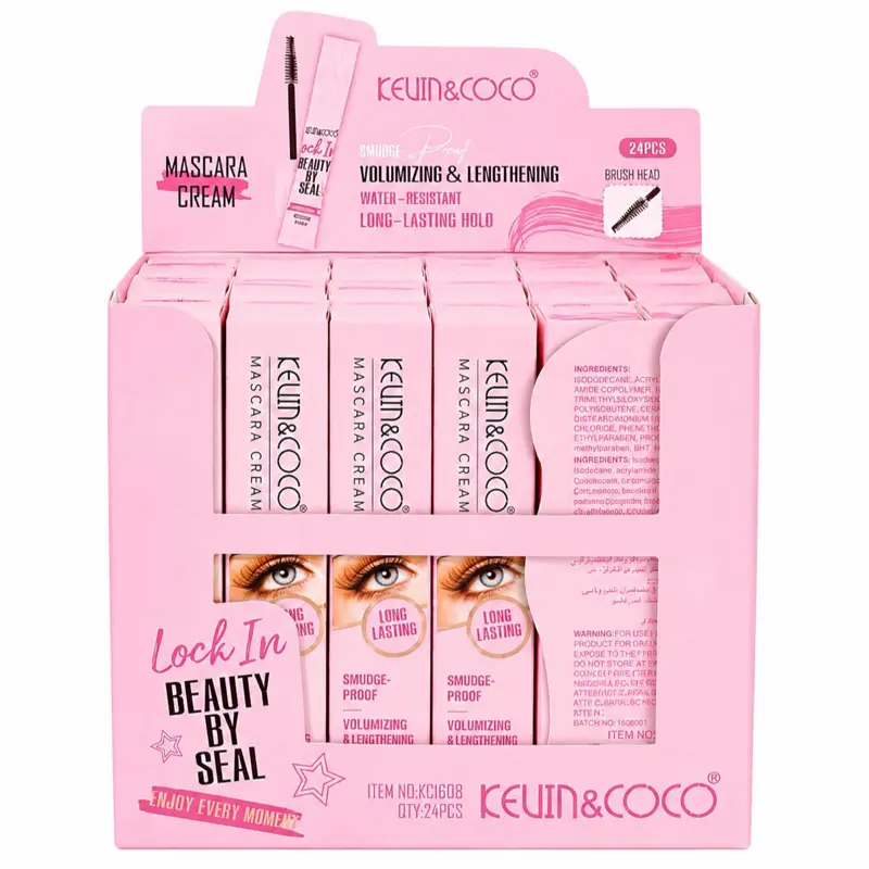 KEVIN & COCO Lock In Beauty Mascara – Waterproof & Long Lasting