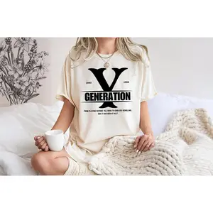 Gen Y TShirt Generation T-Shirt, From playing outside till dusk to endless scrolling, Gen Y has seen it all! trendy tee Sweatshirt, Hoodie, Comfort Colors