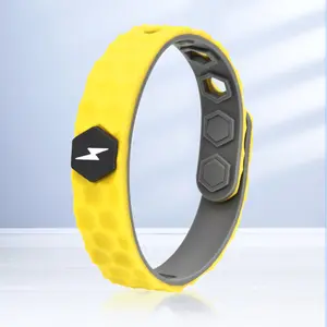 Anti-static Silicone Bracelet Adjustable Unisex Energy Balance Negative Ion Sports Bracelet