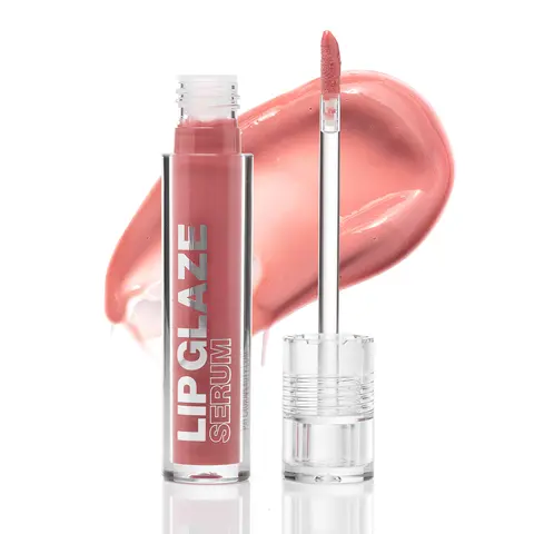 Palladio Vegan Lipgloss Serum - Shimmer, Lightweight, Hydrating Cruelty-Free Gluten-Free Lip Treatment with Peptides & Hyaluronic Acid, Plump Smooth Nourished Lips, Non-Sticky Finish, All Skin Types, Bottle Packaging