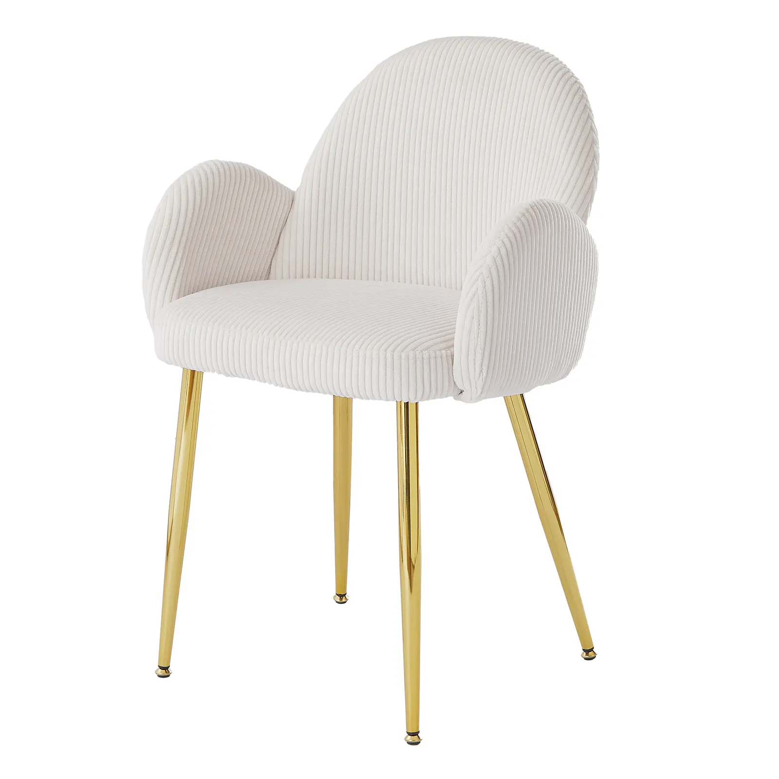 Upholstered Vanity Chair - Indoor Furniture Stool for Bedroom Dressing Table Use