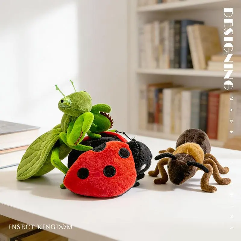 New Insect Series Stuffed Animal Toys - Spider Plush, Mantis Plush, Ant Doll - Unisex Funny Children's Gift