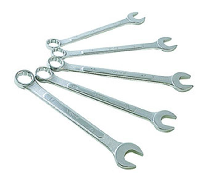 9605M Heavy Duty Metric Jumbo Wrench Set - Mechanics Wrench Set with mm Measurement, Raised Panel Design