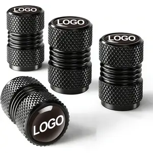 4 pcs for Hyundai car tire valve caps, tire valve cap covers, car tire caps — suitable for medium and small tires and motorcycle tire valve caps
