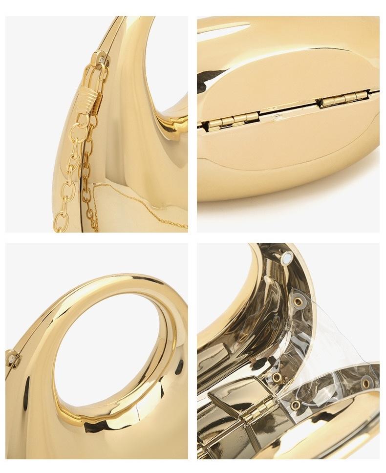 Candy Color Mini Bag, Crescent Acrylic Bag, Lipstick Coin Purse Crossbody Bag