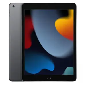 Refurbished Apple iPad 9th Gen Wi-Fi 10.2" Retina Display 64GB Space Gray 2021 with A13 Bionic Chip & Tablet Charger Accessory | (Eco-Friendly Condition)