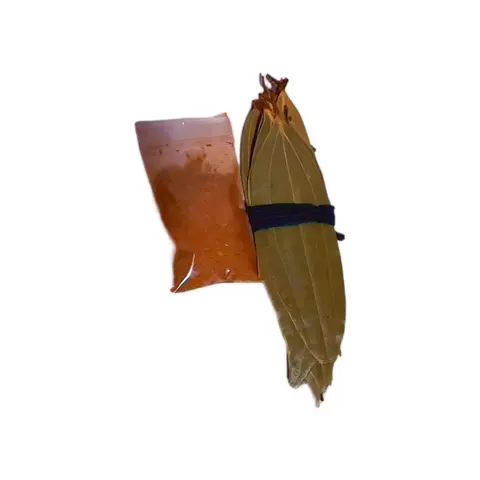 Intentions Bay Leaves 30 Ritual Leaves Set in Orange Packaging with Green Leaves Inside