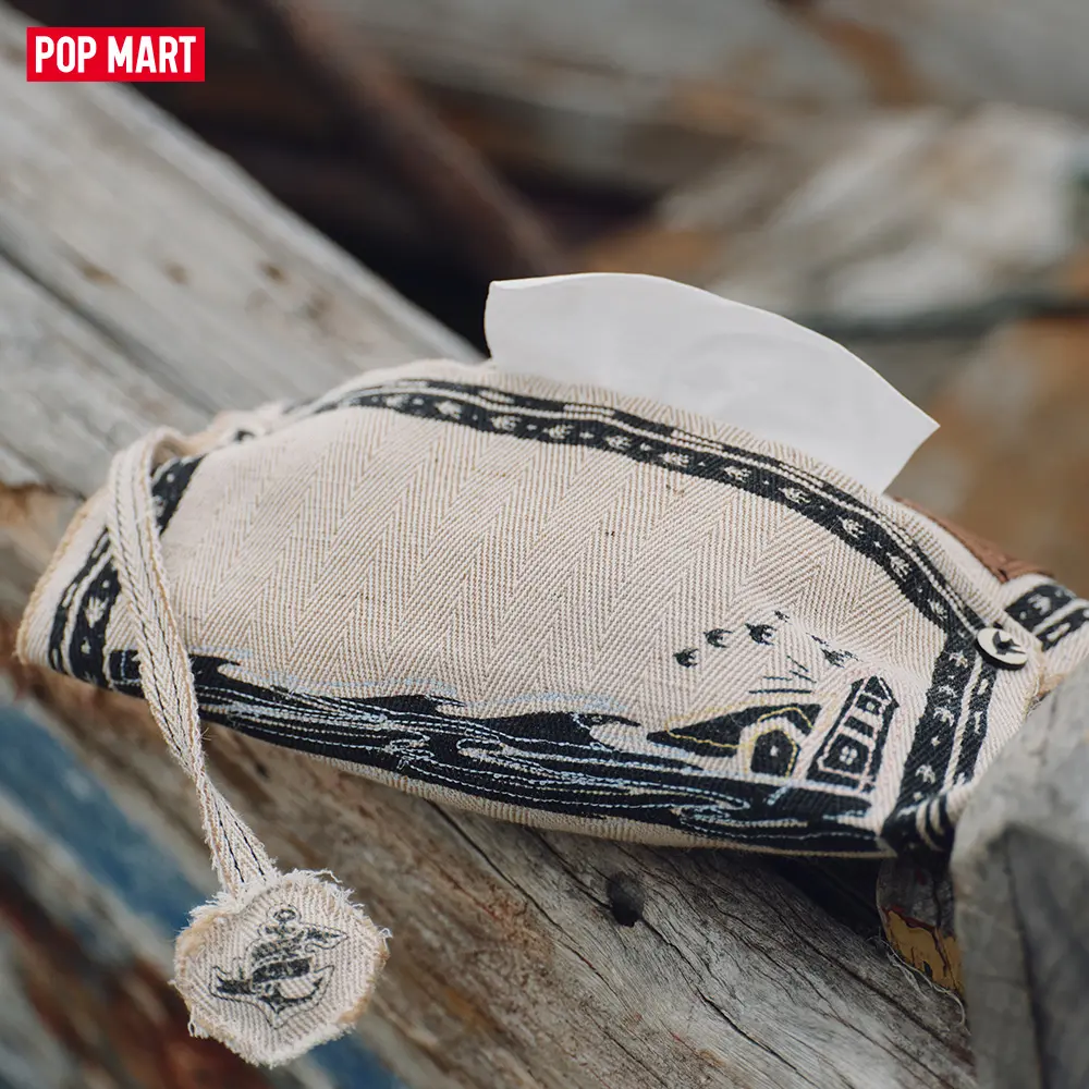 POP MART Hirono Living Wild – Freedom Island Fabric Tissue Box