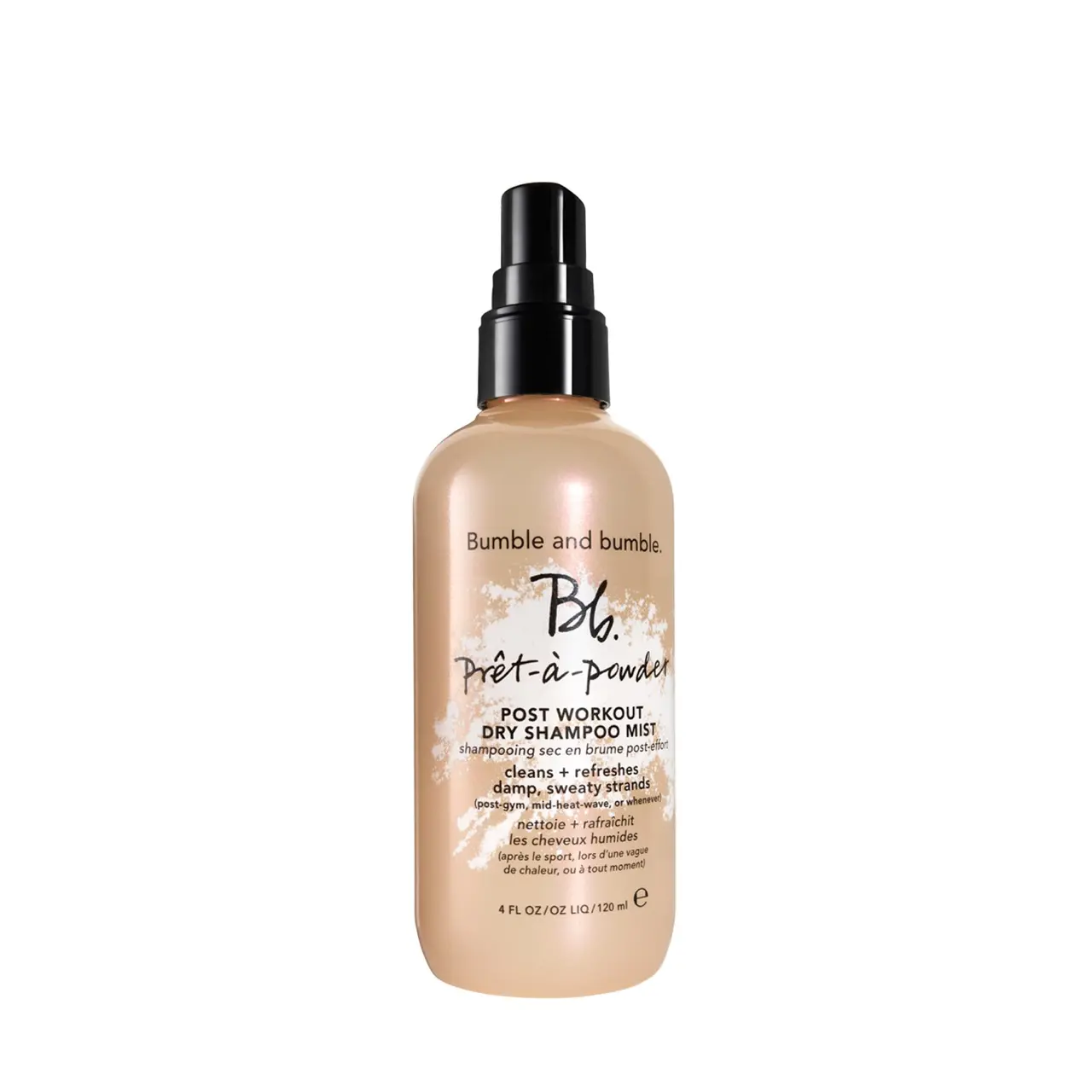 [Bumble and bumble.] Prêt-à-powder Post Workout Non-Aerosol Dry Shampoo Hair Mist | Cleanses Sweat + Eliminates Odor, For All Curly, Wavy, Straight Hair Types