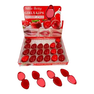 2-in-1 Translucent Strawberry Lip Balm Moisturizing Gloss for Smooth Lip Balm  Lipgloss Hydrating Moisturizer Moisture Hydrate