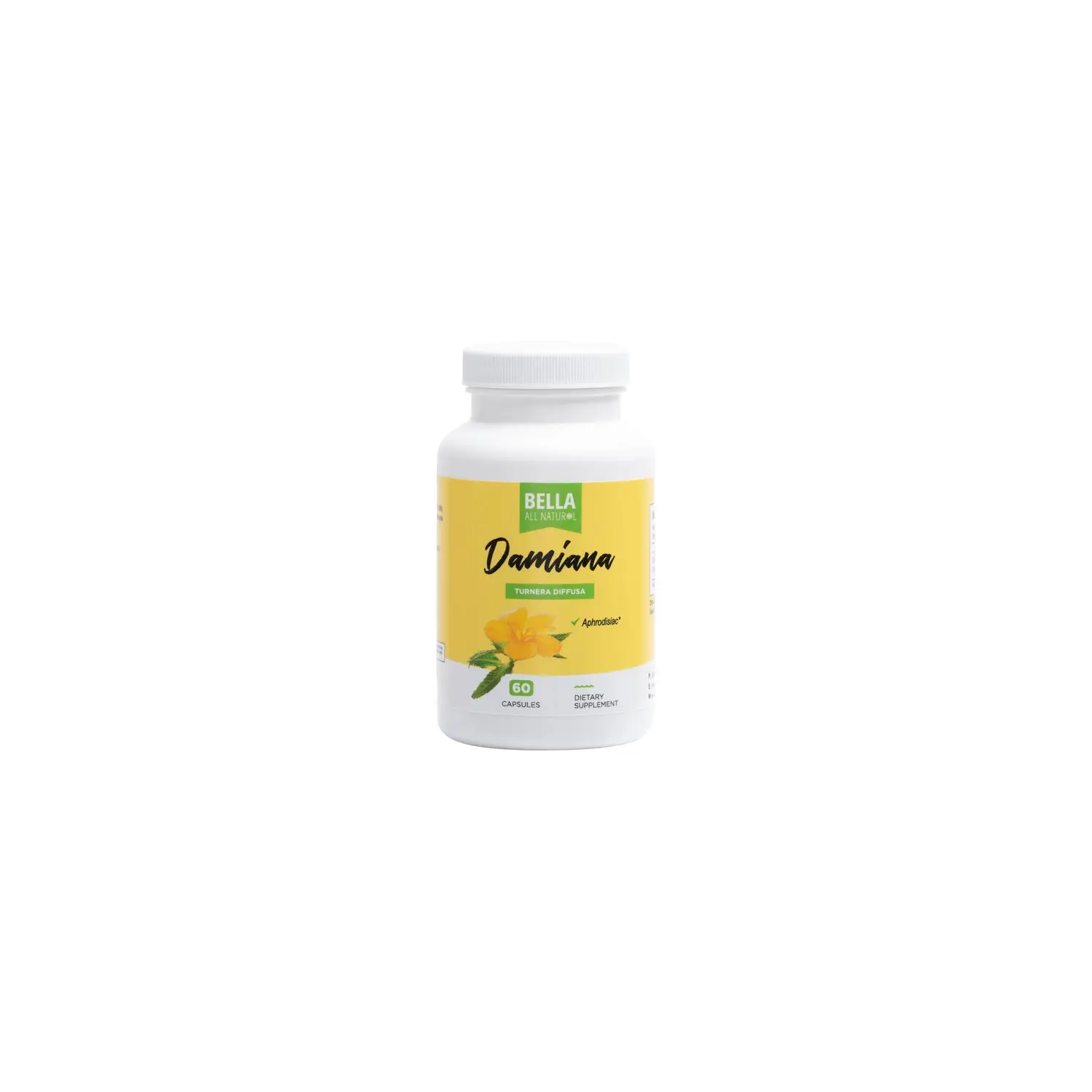 Bella All Natural Damiana, 60ct