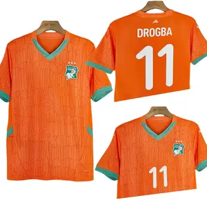 2025 Ivory Coast National Football Team Home Fan Version Short-Sleeve Jersey - No. 11