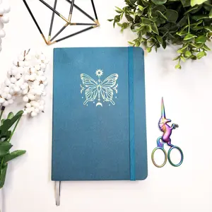 Butterfly - A5 Dot Grid Notebook: Healing Handbook