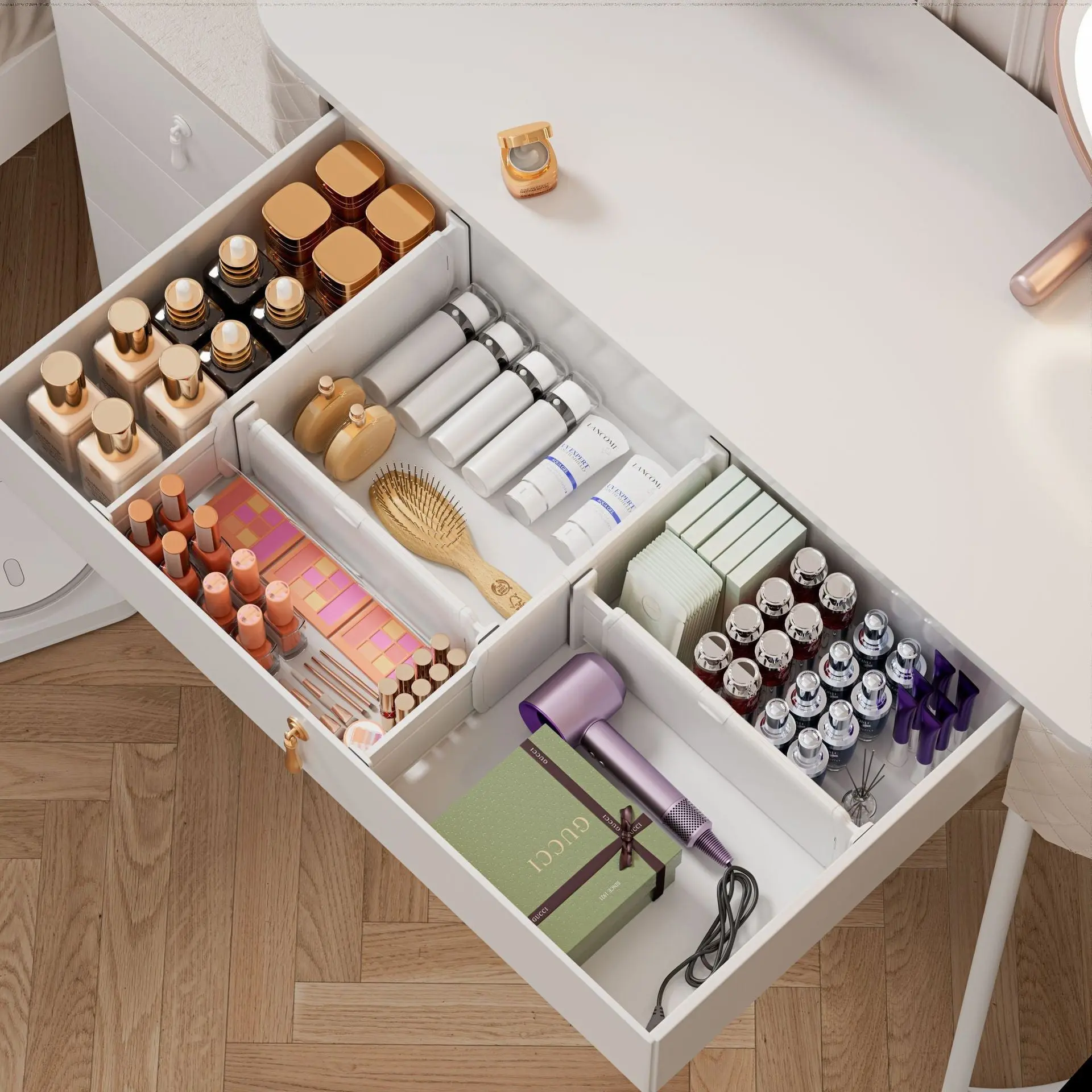 Adjustable Drawer Divider Organizer Set