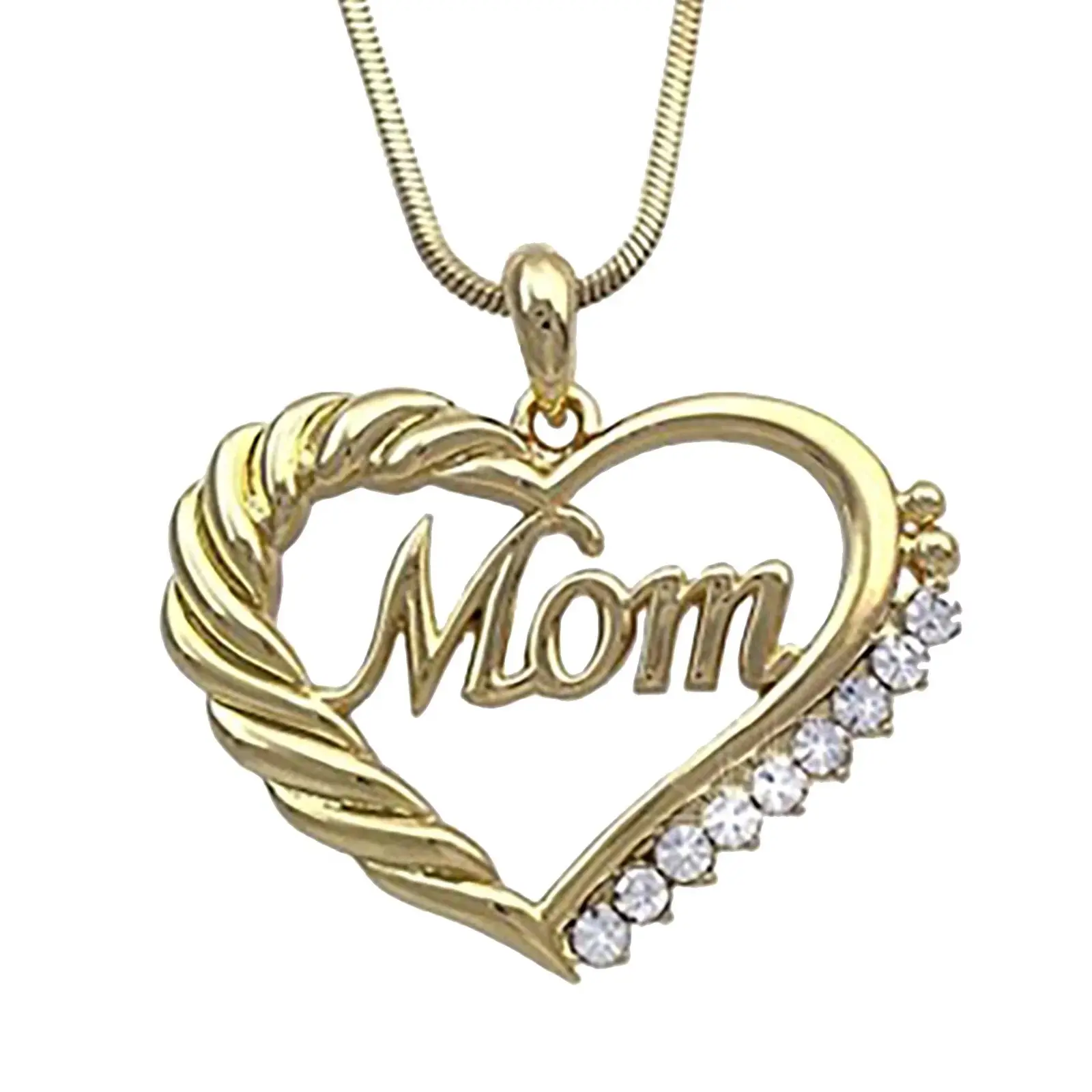 Gold w/ Clear Crystal