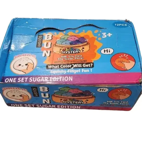 12-Piece Stress Relief Dumplings, Classic Novelty Toy for Anxiety Relief