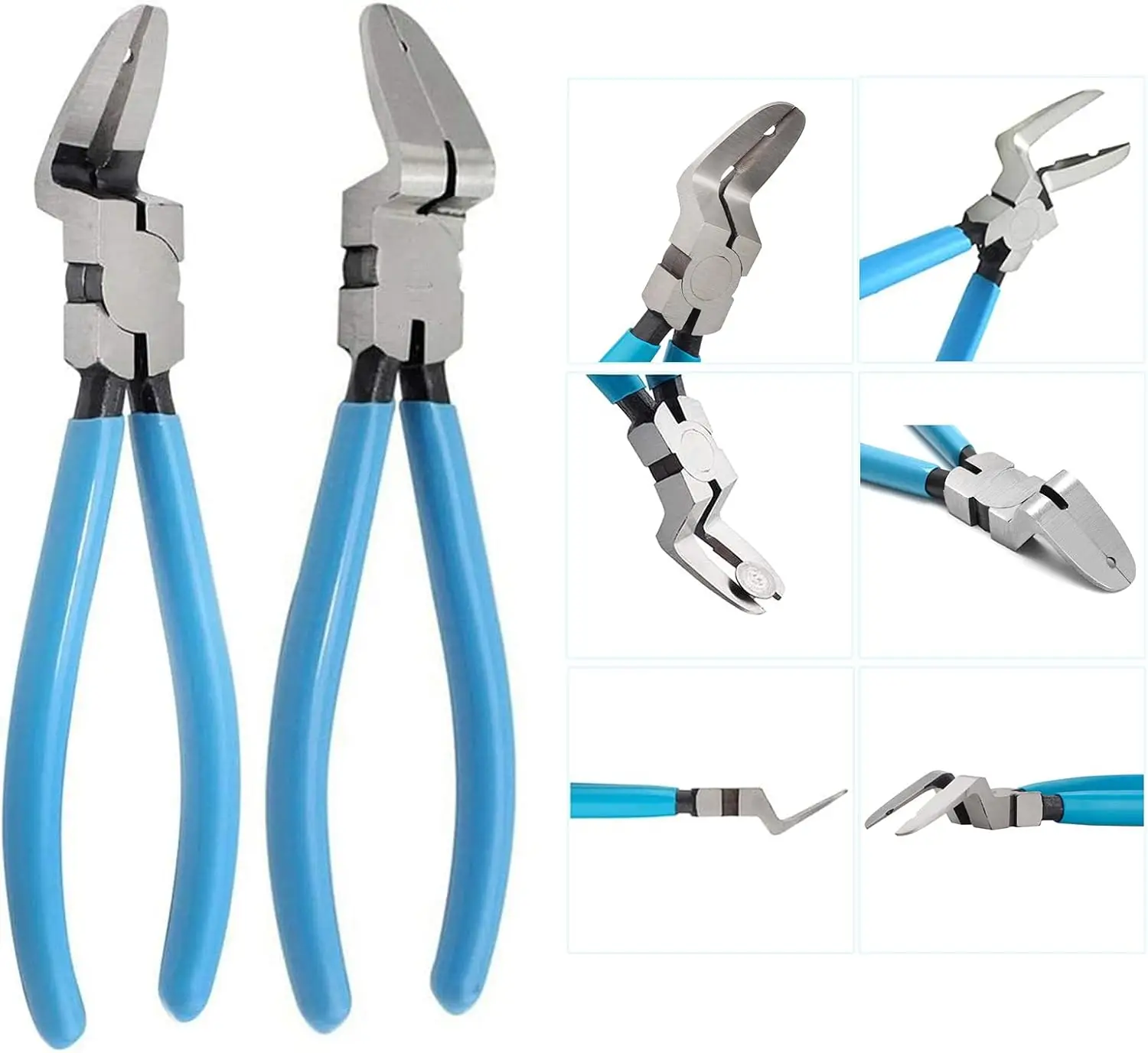 Panel Clip Pliers, Mutipurpose Diagonal Cutting Pliers, Wire Flush Cutters Stripper, Car Trim Panel Clip Cutter Puller Fastener Rivets Removal tool