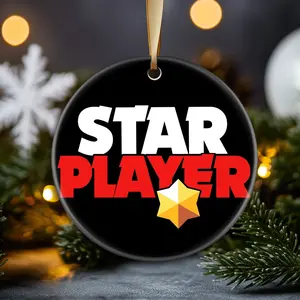 Christmas Ornaments How To Play Buzz In Brawl Stars Star Player Brawl Stars Holiday Tree Family New Year Acrylic X-Mas Birthday