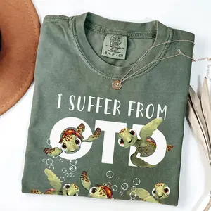 I Suffer from Obsessive Turtle Disorder Shirt - Cute Sea Turtle Lovers Tee - Funny Gift for Turtle Enthusiasts