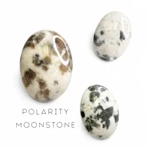 Polarity Moonstone Palm Stone - Natural Polarity Moonstone - Polished Polarity Moonstone Palm