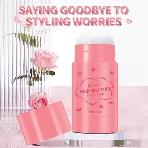 40g Solid Hair Wax, Solid Styling Wax Stick, Professional Texturizing Gel, Hair Care Suitable for women's hair care