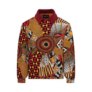 Unisex Royal Priesthood Patchwork Bomber Jacket