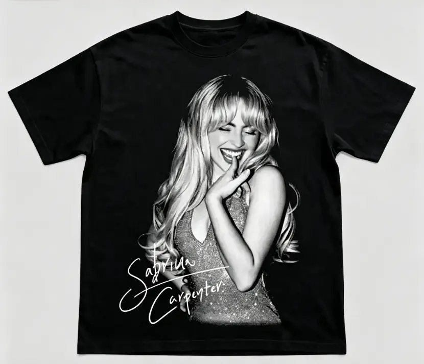 Vintage Graphic Sabrina T-Shirt,Carpenter Shirt, Short N Sweet Tour Merch, Concert Fans, House Tour Shirt,Y2k Style Clothing Unisex For Men & Women