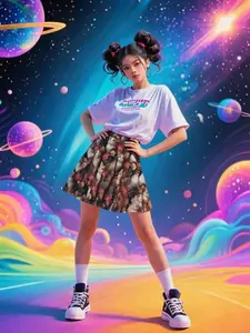 Cat Skirt – Victorian Whimsy Edition - Fun Skater Skirt