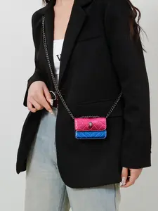 Mini Crossbody Chain Bag Small Shoulder Bag, Magnetic Buckle Design, Multiple Colors Available, Casual Style, All Seasons Use