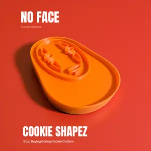 No Face Cookie Cutter + Stamp