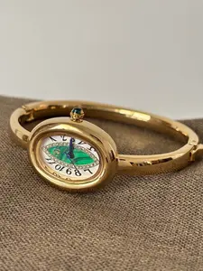New Peacock Stone Vintage Watch, Fashion Luxury Bracelet Watch, Elegant Women's Timer, Gift Recommendation, Quartz Analog, Stylish Watch, Buckle Closure