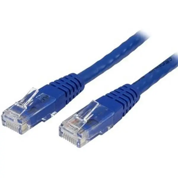 Startech C6PATCH3BL10PK 3 ft. CAT6 Ethernet Cable with Copper Wires, RJ-45 Ports for Gigabit Networks, Blue, Pack of 10