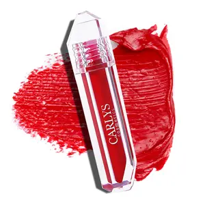 Ultra Matte Liquid Lipstick Red #203 by Carlys Cosmetics Non-Flaking, Stain-Free, Hydrating Formula, Highly Pigmented, Nourishing & Moisturizing, Proudly Made in the USA - Makeup