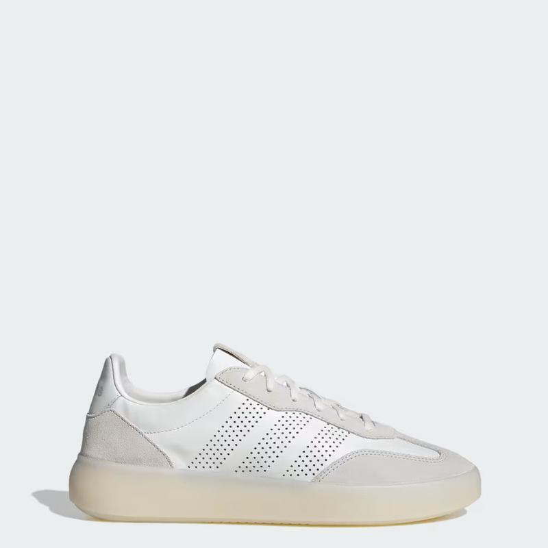 Adidas Men's Barreda Sneaker White/Cream/Gum Sole (NO BOX)