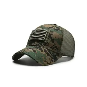 Unisex Casual Trendy Camo Pattern Baseball Hat, Street Style Sportive Cowboy Baseball Cap for Outdoor Wear, Fashion Fitted Hat for Men & Women for All Season