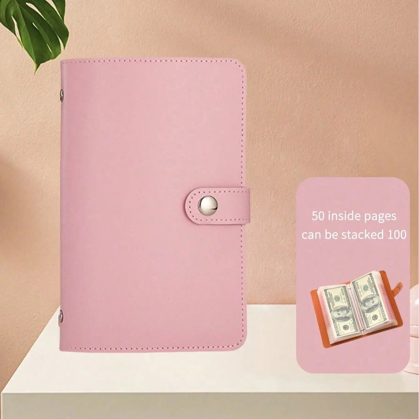 Savings Challenges Book with Envelopes, Envelopes Money Saving Challenge Savings Binder Successfully Reach Your Savings Goals，Multifunctional Portable Loose Leaf Storage Organizer, Savings Challenge Planner, Envelope Savings Books