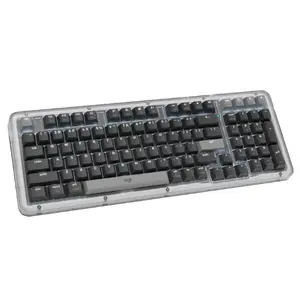 Logitech Alto Keys K98M Full-Sized Durable Multi-Device Bluetooth Mechanical Keyboard, Customizable Switches, Vibration-Absorbing Gasket, Illuminated Backlit Keys, USB-C Charging, for PC, Mac Laptops, Bluetooth Keyboards, Full-Sized Mechanical Keyboards